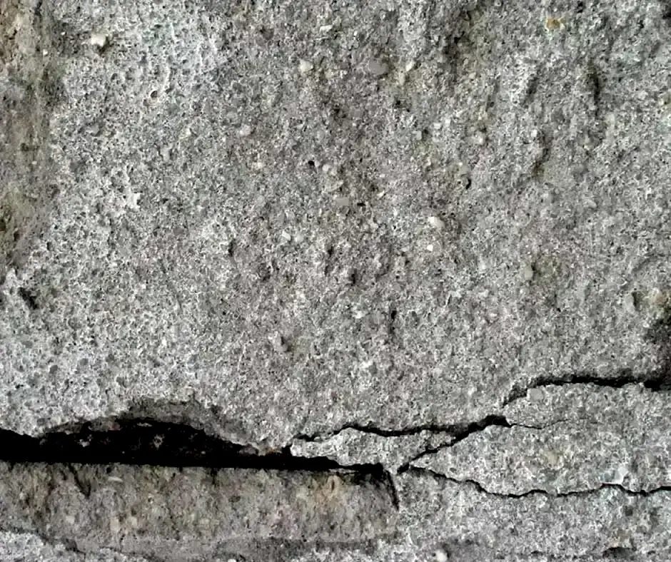 Close-up Basement Crack Repair in Lexington, KY
