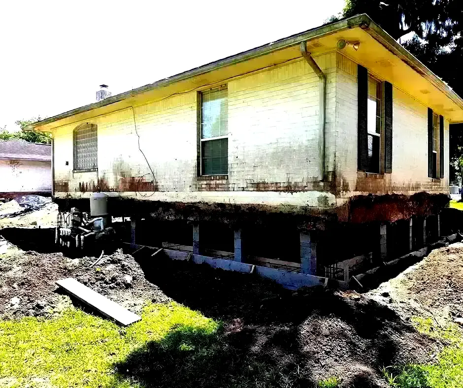 Elevated house with Foundation Repair Lexington, KY